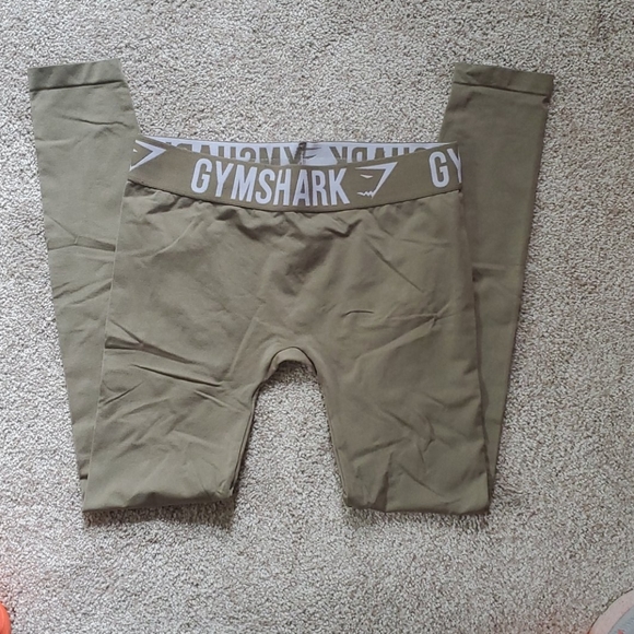 Army Green Gymshark Leggings - Picture 2 of 4